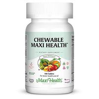 Maxi Health Chewable Multivitamins & Minerals - Natural Cherry Flavor - 180 Chewies - Kosher