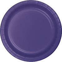 Creative Converting 553268 Touch of Color 96 Count Dinner/Large Paper Plates, Purple
