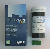 MULTICARE/Prima Cholesterol Test Strips(25PCS.)