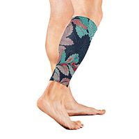 Calf Guard Sleeves Leaves Pattern Sports Calves Guards Sleeves for Running, Basketball, Baseball, Football