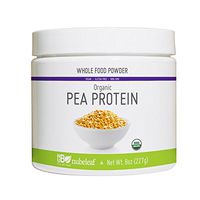 Nubeleaf 80% Pea Protein Powder - Non-GMO, Gluten-Free, Raw, Organic, Vegan Source of Fiber & Essential Amino Acids - Single-Ingredient Nutrient Rich Superfood for Cooking, Baking, Smoothies (8oz)