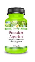 Daily Manufacturing -Potassium Aspartate 99 MG Elemental |150 Capsules