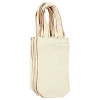 Wine Tote Bags, Gift Bags (6.5 x 12.2 in, 6 Pack)
