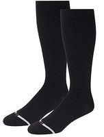 Merino Wool Compression Knee High Socks Ideal for, Hiking, Travel-Sports-Nurses-Reduces Swelling (Black, Small/Medium)