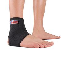 Vitoki Compression Ankle Brace Ankle Support Sleeve for Sprains, Strains, Arthritis and Torn Tendons, Relieves Foot and Ankle Pain, Best for Recovery, Breathable Neoprene, Black, 1 Piece