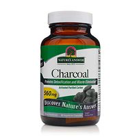 Nature's Answer Activated Charcoal Vegetarian Capsules, Naturally Promotes Detoxification & Waste Elimination, Vegan, Gluten-Free, Alcohol-Free & No Preservatives 90ct