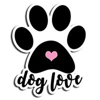 Dog Love Sticker Pet Stickers Waterbottle Sticker Tumblr Stickers Laptop Stickers Vinyl Stickers