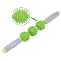 Elfirly Fascia Roller for Cellulite Muscle Roller Stick with 3 Balls Fat Blasting Release Deep Tissue Massager for Neck, Leg, Back, Body
