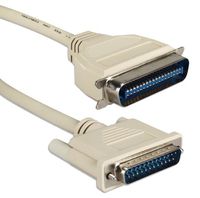 QVS 15ft Premium Parallel IEEE1284 Bi-directional Printer Cable