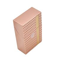 Gessppo 1PC 85MM Cigarette Box Hard Plastic Cigarette Case Cigarette Holder Pocket Tobacco Storage Case Can Contain 20 Cigarettes (Khaki)