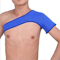 HELIALTH Care Shoulder Stability Brace, Men, Women, Left, Right Arm Injury Prevention Stabilizer Sleeve Wrap, for Rotator Cuff, Dislocated AC Joint,S