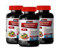 Immune Support and Sleep - ADAPTOGEN Premium Complex 770MG - eleutherococcus senticosus Extract - 3 Bottles 180 Vegetable Capsules