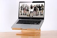 Xtenzi Xtenzi Universal Desktop Shelf Wood Stand Desk Display Holder for Apple MacBook Pro/MacBook air 15" 13" 11" (Brich)