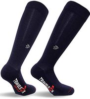 Travelsox TSS6000 The Original Patented Graduated Compression Performance Travel & Dress Socks with DryStat OTC Pairs, Black, Medium … (Medium)