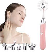 Beewanta Eye Face Lifting Massager 6 in 1 Ear Headache Pain Relief Electric Tinnitus Relief Massage Wand Anti Age Wrinkle Removal Pen Electric Face Beauty Vibration