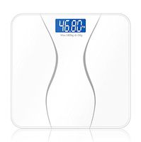 Body Fat Bathroom Scales - Ultra Slim Analyser with, Weight,White