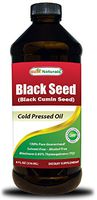 Best Naturals Black Seed Oil 8 OZ - Cold Pressed Black Cumin Seed Oil from 100% Genuine Nigella Sativa