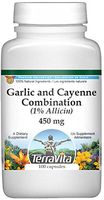 Garlic and Cayenne Combination - 1% Allicin - 450 mg (100 Capsules, ZIN: 516132) - 2 Pack