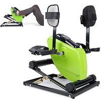 DLQ Remote Control Mini Exercise Bike Fitness Motorized with LCD Monitor Seniors Electric Pedal Exerciser for Arm and Leg Support and Base 324