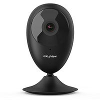 LaView One Dot 1080P HD Camera, Indoor Wireless IP Security System with Night Vision for Home/Office/Baby/Pet Monitor with iOS, Android App - Cloud Available and SD Card Available(Black)