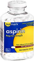 Sunmark Aspirin 325 mg Tablets - 300 ct, Pack of 6