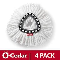 O-Cedar EasyWring Spin Mop Microfiber Refill (Pack of 4)