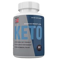 Shape X2 Keto Advanced - Ultra Premium Weight Loss - Burn Fat for Energy Hack - Beta BHB - Gluten Free - 30 Day Supply - 60 Capsules