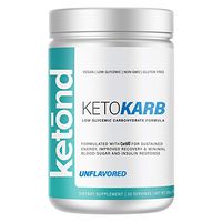 Ketond KetoKarb — Low Glycemic Carbohydrate Energy, Keto Approved Carbohydrate — Stay in Ketosis — Unflavored (20 Servings)