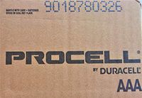 Duracell Procell AAA 144 Counts - 6 Packs (24 Counts in Each Pack)