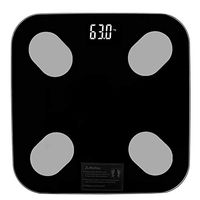Bluetooth Body Fat Scale, Smart BMI Scale Digital Bathroom Wireless Weight Scale Body Composition Analyzer with Smartphone App for Body Weight, Fat, BMI, BMR, Muscle Mass, Water, 400 lbs