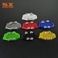 Frames & Fittings Motorcycle Side Kickstand Stand Extension Plate Pad for Yamaha R3 R25 14 15 16 2014-2016 - (Color: Blue)