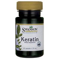 Swanson Keratin 50 Milligrams 60 Capsules