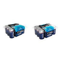Rayovac D Batteries, Alkaline D Cell Batteries (12 Battery Count) & C Batteries, Alkaline C Cell Batteries (12 Battery Count)