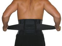 Tri-Adjustable Back Support with Stabilizers Size: Large / X-Large