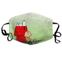 SSUJ7 Snoopy and Charlie Brown Men Women Adjustable Earloop Mouth Guard Anti-Dust Washable Reusable Mouth Guard for Kids Teens Adults Anti Pollution,Anti-smog