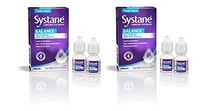 Systane Balance Lubricant Eye Drops, Restorative Formula. (Two) - Twin Packs- ( 4 - 10 mL Bottles)