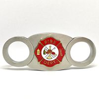 Fireman's Cigar Cutter – Double Guillotine Blades – in Gift Box
