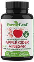 Organic Apple Cider Vinegar Pills - 1200mg, with Cayenne Pepper Powder - All Natural Digestion, Gut and Metabolism Health Supplement for Detoxes and Cleanses – 120 Vegetable Capsules - ForestLeaf