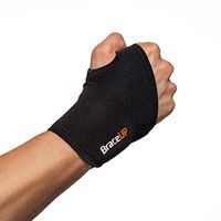 BraceUP® Adjustable Wrist Support, One Size Adjustable (Black), 1 PC