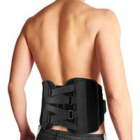 Bracoo Lumbar Brace, Lower Back Support Belt for Chronic Pain Relief, Sciatica & Posture Corrector - Advanced, Ultra-Customizable, Versatile with Quad-Spring Stabilizers, BB30, Large/X-Large
