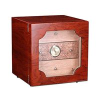 Smoking Set/Cigar Humidors with Humidifier and Hygrometer Cedar Wood Lined Piano Lacquered Cigar Cabinet Three-Layer Large Capacity Can Hold 100 Cigars Professional Storage Cigar Men's Gift Box Mute