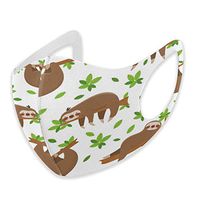 Mouth Masks for Dust Protection Anti Face Mask Washable Earloop Mask Cute Sloth