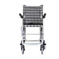 Wheelchair Medical Equipment Aluminium Folding Portable, Thick Aluminum Alloy Frame Self-Propelled, with Travel Storage Bag, Suitable for The Elderly Disabled, Seat W