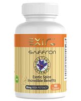 EXIR® Saffron, Saffron Extract Supplements Eye Health Mood Memory Brain Concentration Immune 180-Tablets - Appetite Suppressant Weight Loss Boost Metabolism Energy Macular Degeneration Heart Brain