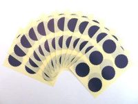 Minilabel 28mm Serrated Edge,Navy,Certificate Wafer Company Seal Labels,Stickers For Embossing,Awards & Rewards Magenta-Blue