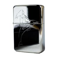 Lighter - Dolphin Rider High Polish Chrome - Star Int. Inc Brand