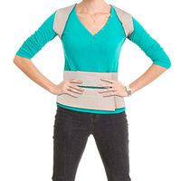 Filfeel Posture Corrector, Invisible Support Belt Corset Waist Shoulder Brace Back Support Belt for Ladies Students(S)