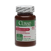 Medline Gauze Packing Strip Iodoform, (Pack of 12)