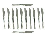 Quality Disposable Metallic Knives 6.4 Inch By Ekkaro - Pack of 120 Pieces