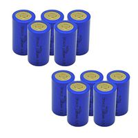 C Size D Size Lithium Battery 3v Count:Pcs (CR34615 (D Size), 10)